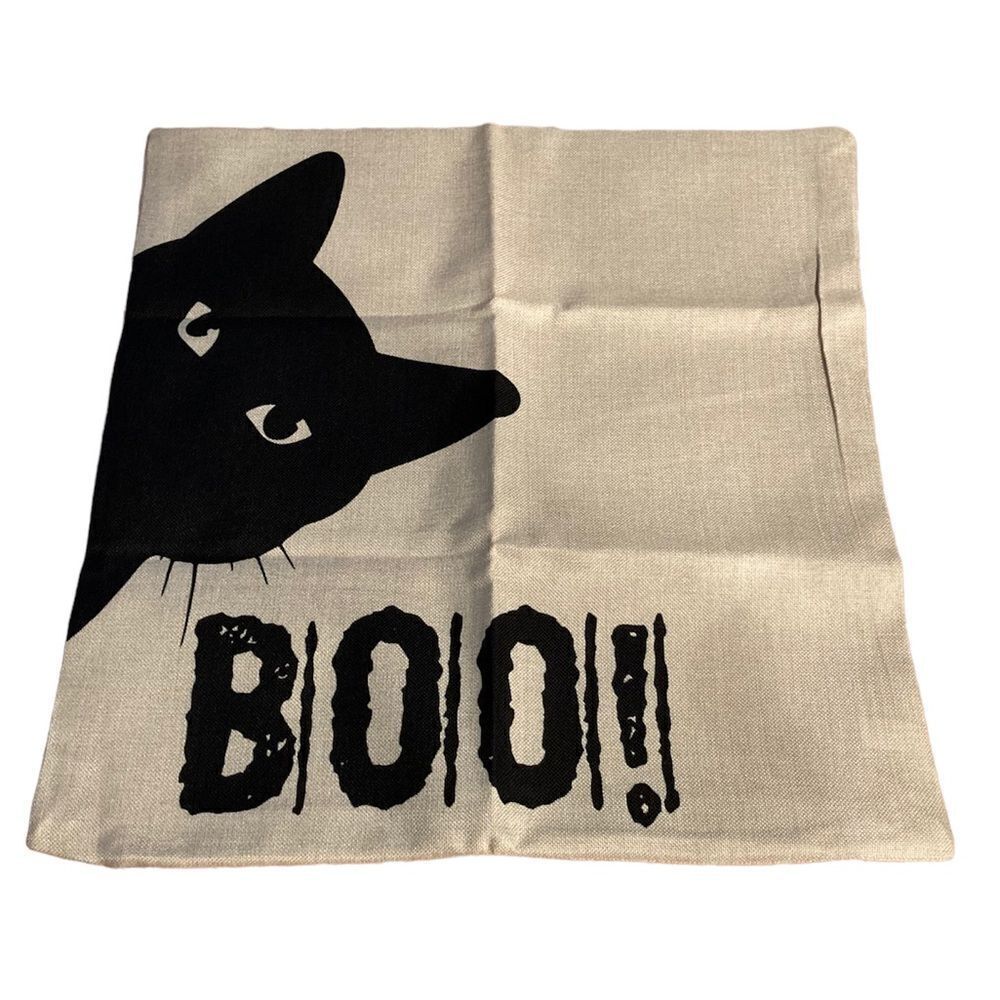 Boo!🐈‍⬛ Indoor/Outdoor Pillow Cover